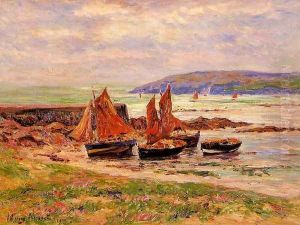 The Port at Loch by Henri Moret