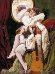 Pierrot With A Guitar