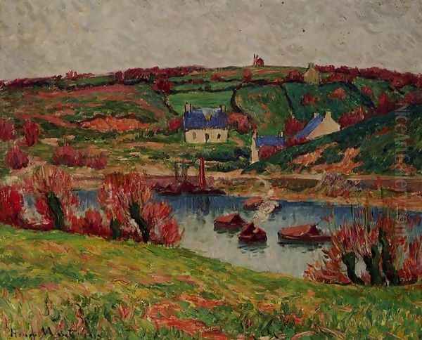 The River at Douaelan-sur-Mer - view 1
