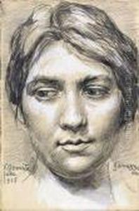 Testa Di Donna by Vincenzo Gemito