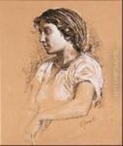 Profilo Di Fanciulla by Vincenzo Gemito