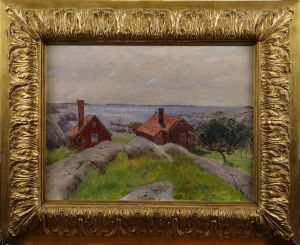 Sommarlandskap by Anton Genberg