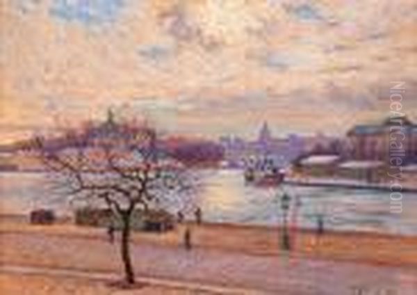 Motif From Strandvagen In Stockholm - view 1