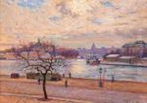 Motif From Strandvagen In Stockholm by Anton Genberg