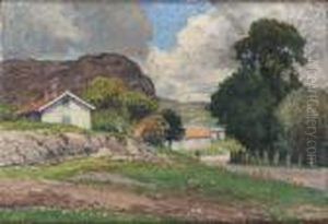 Sommarlandskap by Anton Genberg