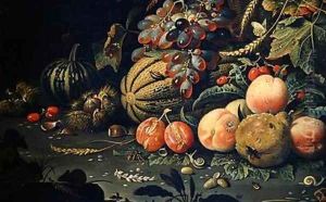 Fruit by Abraham Mignon