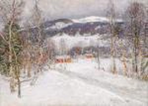 Norrlandskt Vinterlandskap - view 1