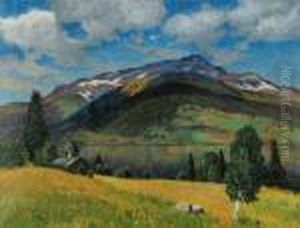Untitled - The Alpine Lake by Anton Genberg
