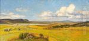 Norrlandskt Sommarlandskap by Anton Genberg