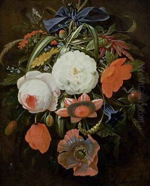 Still Life of Hanging Flowers - view 1
