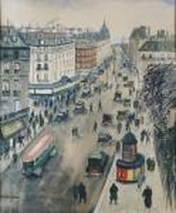 Paris, Carrefour Anime by Lucien Genin