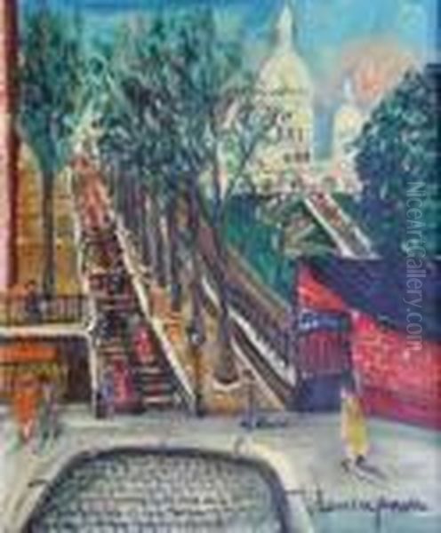 Les Escaliers De Montmatre - view 1