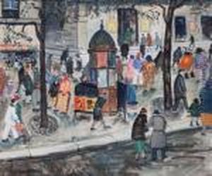 Un Mardi-gras Sur Les Grands Boulevards by Lucien Genin