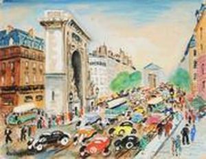 La Porte Et Le Boulevard De St La Porte Et Le Boulevard De St