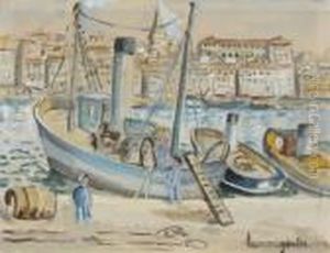 Le Port De Marseille by Lucien Genin