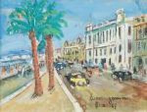 La Promenade Des Anglais A Nice by Lucien Genin
