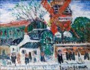 Paris, Le Moulin Rouge by Lucien Genin