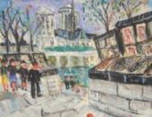 Les Bouquinistes by Lucien Genin