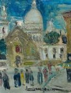Montmartre Le Sacre Coeur by Lucien Genin