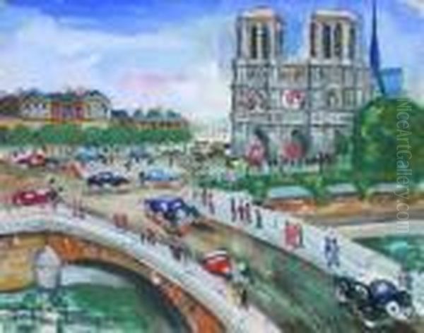 Paris, Les Quais Et Notre Dame - view 1