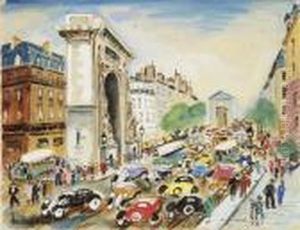La Porte Et Le Bd. St. Denis Paris Xe La Porte Et Le Bd. St. Denis Paris Xe