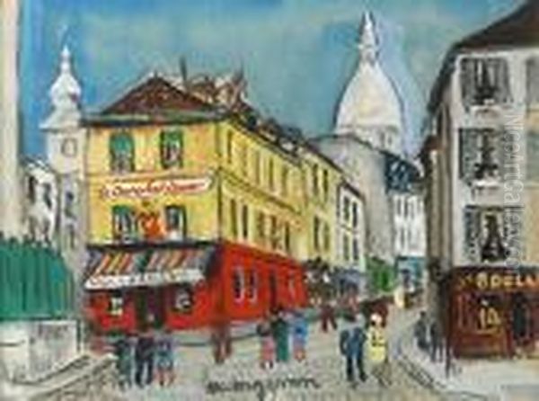 Montmartre, La Rue Norvins - view 1