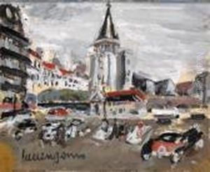 L'eglise Saint Germain Des Pres by Lucien Genin