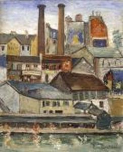Lavoir Et Cheminees D'usine by Lucien Genin