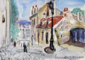 Place A Montmartre by Lucien Genin