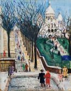 Paris, Les Escaliers Du Sacre-coeur