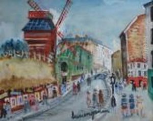 Le Moulin Rouge by Lucien Genin
