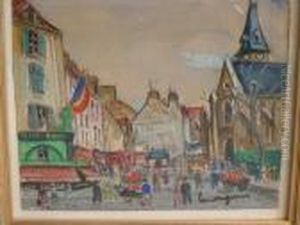 Leglise Saint-medard A Paris by Lucien Genin