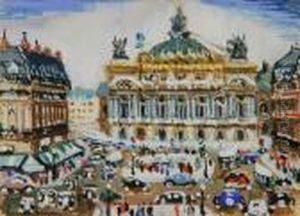 Place De L""opera by Lucien Genin