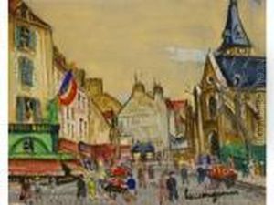 L Eglise Saint Medard A Paris by Lucien Genin