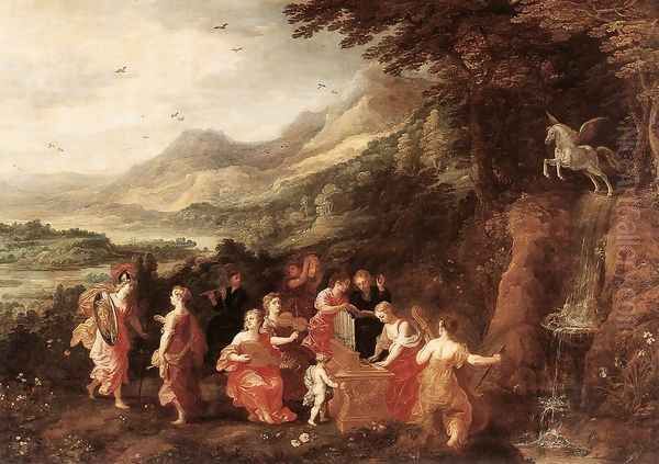 Helicon or Minerva's Visit to the Muses - view 1