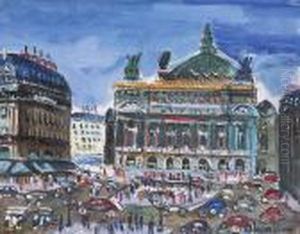Paris, La Place De L?opera Paris, La Place De L?opera