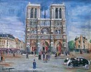 Paris, Notre-dame by Lucien Genin