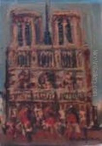 Paris Notre Dame by Lucien Genin