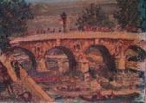 Paris Le Pont Neuf by Lucien Genin