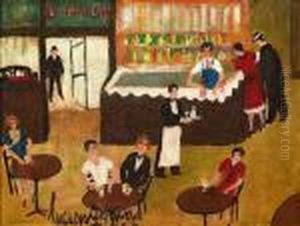 Bar Le Gaulois. by Lucien Genin
