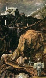 Landscape with the Temptation of Christ (detail) by Joos De Momper