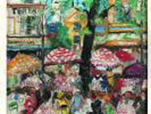 Paris, Montmartre, Place Du Tertre by Lucien Genin