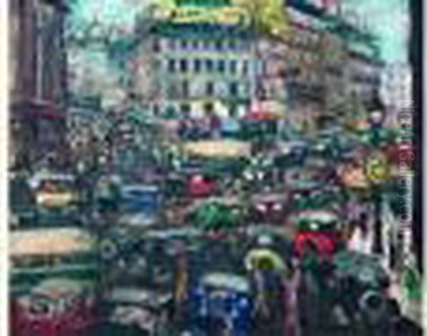 Affluence D'automobiles Dans Un Quartier Parisien - view 1