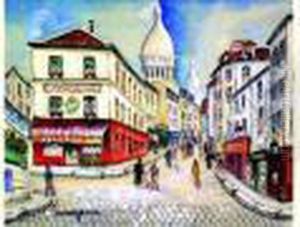 Vue De Montmartre by Lucien Genin