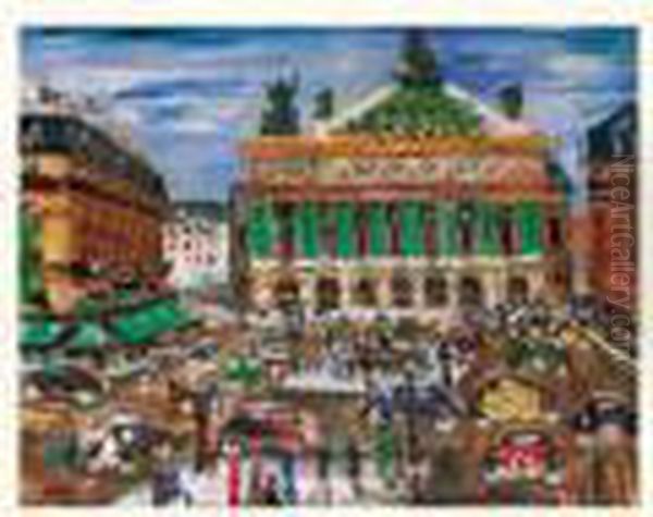 Paris, La Place De L'opera - view 1
