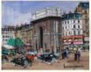 La Porte Saint-martin by Lucien Genin