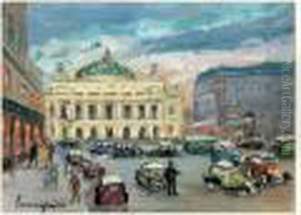 Paris, Place De L'opera - view 1