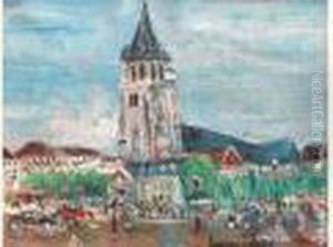 "eglise De Saint Germain Des Pres" by Lucien Genin