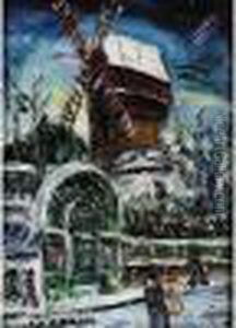 Neige, Moulin De La Galette Neige, Moulin De La Galette