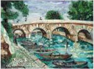 Paris, Le Pont Marie by Lucien Genin